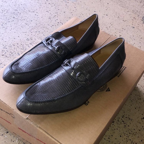 gucci lizard loafers